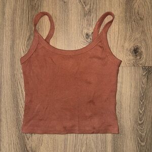 EUC Abercrombie & Fitch Soft A&F Rib crop top